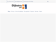 Tablet Screenshot of dijkstra-epe.nl